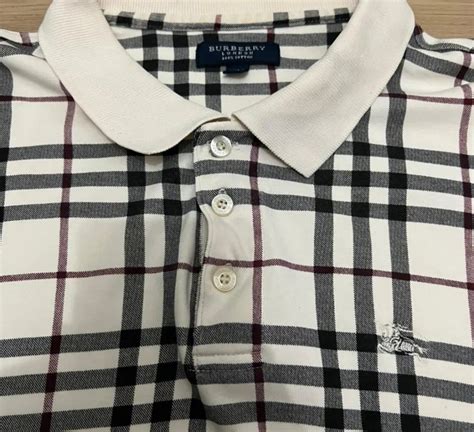 burberry nova check polo shirt